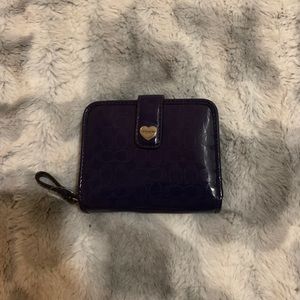 Dark purple Coach wallet